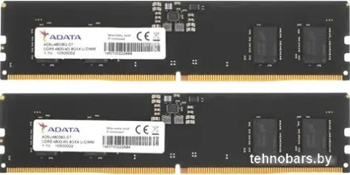Оперативная память ADATA 2x8ГБ DDR5 4800 МГц AD5U48008G-DT фото 3
