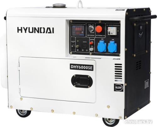 Дизельный генератор Hyundai DHY 6000SE фото 3