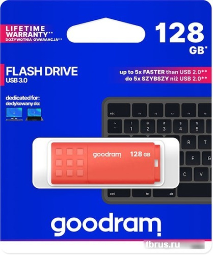 USB Flash GOODRAM UME3 128GB (оранжевый) фото 7