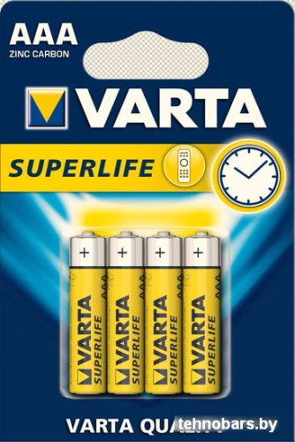 Батарейки Varta Superlife AAA 4 шт. фото 3