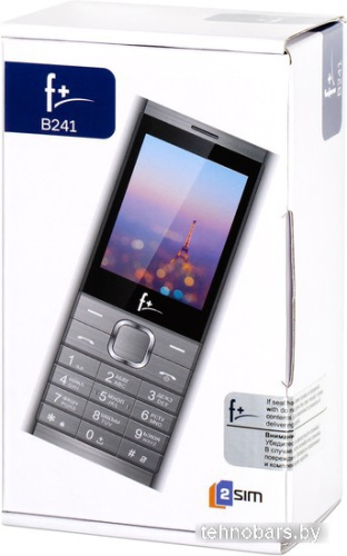 Мобильный телефон F+ B241 (серебристый) фото 5