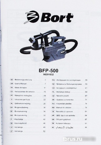 Краскораспылитель Bort BFP-500 фото 6