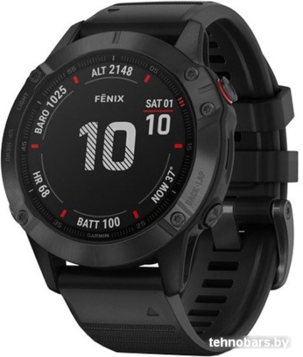 Умные часы Garmin Fenix 6 Pro (черный) фото 3