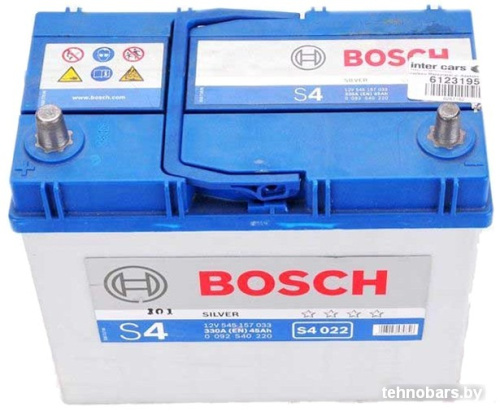 Автомобильный аккумулятор Bosch S4 022 (545157033) 45 А/ч JIS фото 5