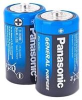 Батарейки Panasonic General Purpose D 2 шт. [R20BER/2P]