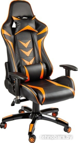 Кресло Calviano Mustang (черный/оранжевый) фото 3