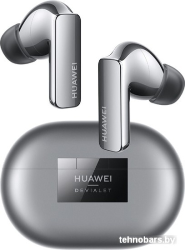 Наушники Huawei FreeBuds Pro 2 (мерцающий серебристый) фото 4