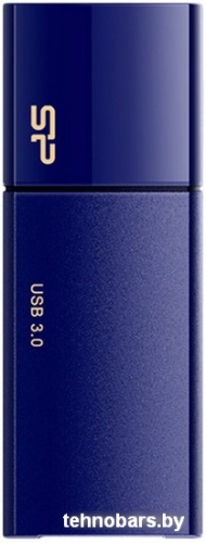 USB Flash Silicon-Power Blaze B05 Blue 64GB (SP064GBUF3B05V1D) фото 3