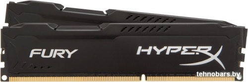 Оперативная память Kingston HyperX Fury Black 2x4GB KIT DDR3 PC3-14900 (HX318C10FBK2/8) фото 4