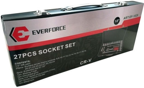 Универсальный набор инструментов Everforce EF-1028 (27 предметов) фото 3