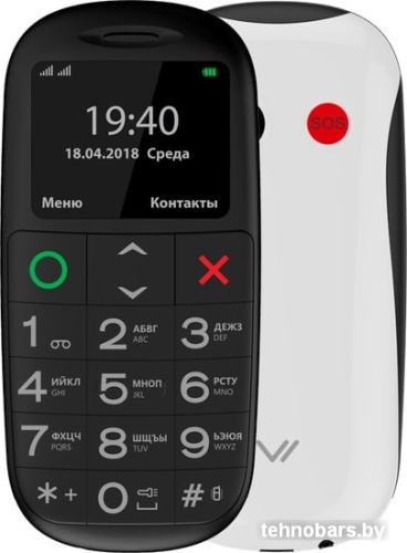Мобильный телефон Vertex C312 (белый) фото 3