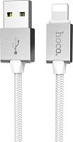 Кабель Hoco U49 Superior speed USB Type-A - Lightning (1.2 м, белый)