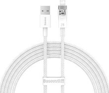 Кабель Baseus Explorer Series Fast Charging Cable with Smart Temperature Control 2.4A USB Type-A - Lightning (2 м, белый)