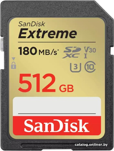 Карта памяти SanDisk Extreme SDXC SDSDXVV-512G-GNCIN 512GB фото 3