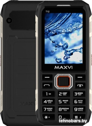 Мобильный телефон Maxvi T12 (черный) фото 3