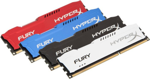 Оперативная память Kingston HyperX Fury Black 4GB DDR3 PC3-12800 (HX316C10FB/4) фото 5