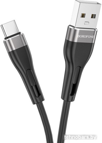 Кабель Borofone BX46 USB Type-A - USB Type-C (1 м, черный) фото 3