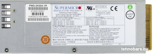 Блок питания Supermicro PWS-2K05A-1R фото 5