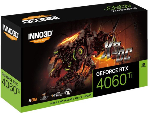 Видеокарта Inno3D GeForce RTX 4060 Ti 8GB X3 OC N406T3-08D6X-171153L фото 5