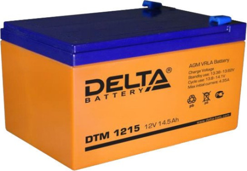 Аккумулятор для ИБП Delta DTM 1215 (12В/14.6 А·ч)