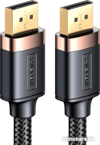 Кабель Usams U74 DisplayPort - DisplayPort US-SJ531 (2 м, черный) фото 3