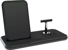 Беспроводное зарядное Zens Stand+Dock Aluminium Wireless Charger (черный)