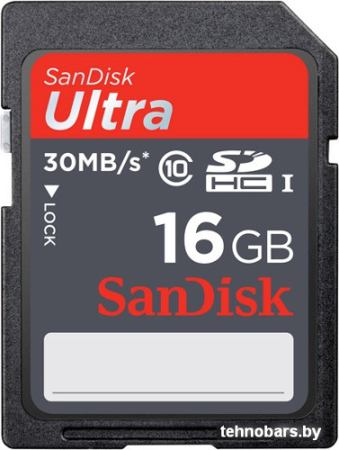 Карта памяти SanDisk Ultra SDHC (Class 10) UHS-I 16GB (SDSDU-016G) фото 3