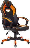 Кресло Zombie Game 16 (черный/оранжевый)