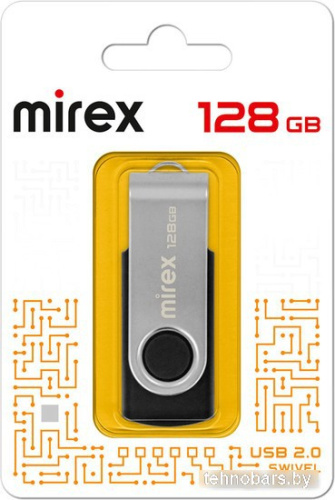 USB Flash Mirex Color Blade Swivel Rubber 2.0 128GB 13600-FMURS128 фото 3