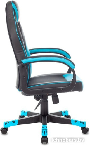 Кресло Zombie Game 17 (черный/голубой) фото 5