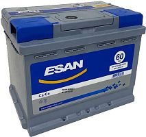 Автомобильный аккумулятор ESAN 60 R+ низк. (60 А·ч)