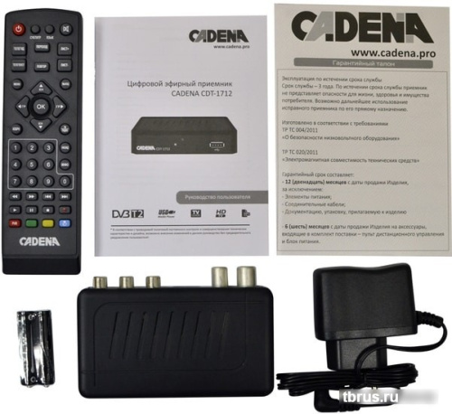 Приемник цифрового ТВ Cadena CDT-1712 фото 7