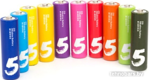 Батарейка ZMI ZI5 Rainbow AA 10 шт. AA501 Colors фото 4