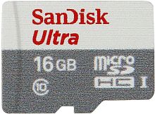 Карта памяти SanDisk Ultra microSDHC Class 10 UHS-I 16GB