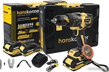 Ударная дрель-шуруповерт Hanskonner HCD20165PRO (с 2-мя АКБ, кейс) Ударная дрель-шуруповерт Hanskonner HCD20165PRO (с 2-мя АКБ, кейс)
