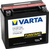 Мотоциклетный аккумулятор Varta YTX20L-4, YTX20L-BS 518 901 026 (18 А/ч)