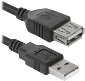 Кабель Defender USB02-10 USB2.0 AM-AF (3 м)