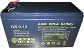 Аккумулятор для ИБП General Security GS 9-12 (12В/9 А·ч)
