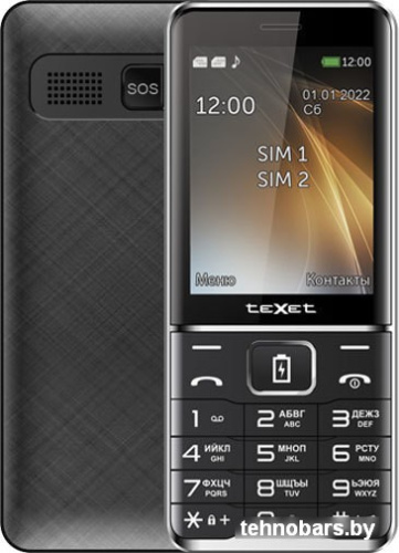 Кнопочный телефон TeXet TM-D421 (черный) фото 3