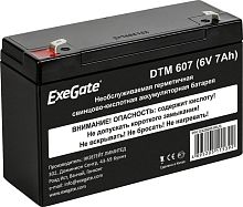 Аккумулятор для ИБП ExeGate DTM 607 (6В, 7 А·ч)