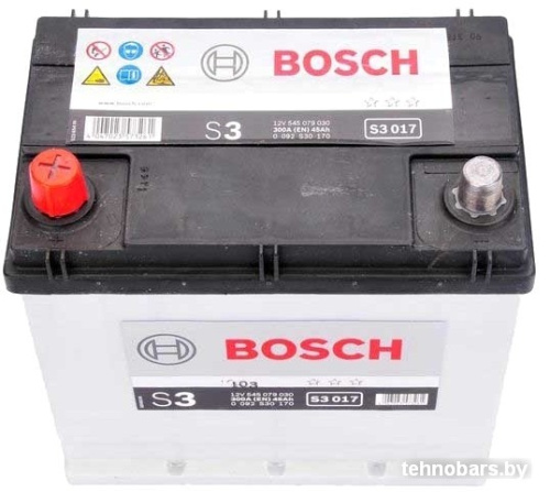 Автомобильный аккумулятор Bosch S3 017 (545079030) 45 А/ч фото 5