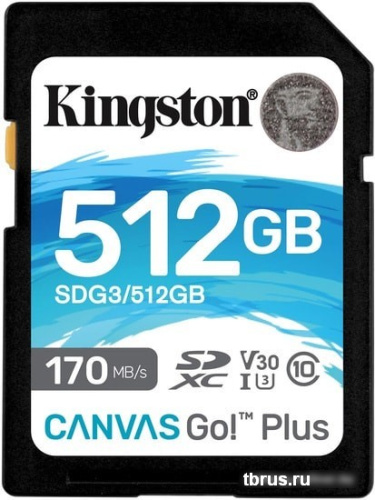 Карта памяти Kingston Canvas Go! Plus SDXC 512GB фото 3