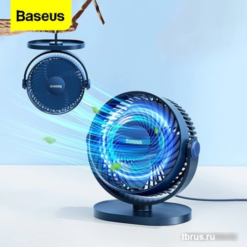 Вентилятор Baseus Serenity Desktop Fan (синий) фото 4