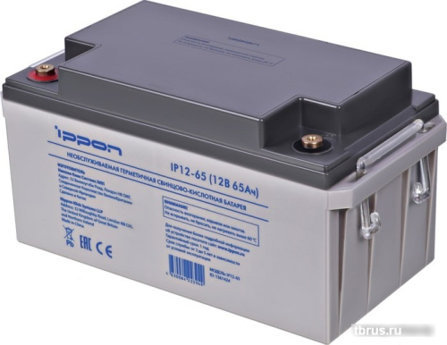 Аккумулятор для ИБП IPPON IP12-65 (12В/65 А·ч) фото 3