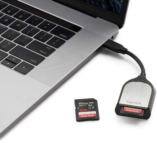 Кардридер SanDisk Extreme Pro SD USB-C SDDR-409-G46 фото 4