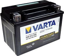 Мотоциклетный аккумулятор Varta YTX9-4, YTX9-BS 508 012 008 (8 А/ч)