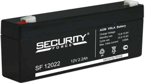 Аккумулятор для ИБП Security Force SF 12022 (12В/2.2 А·ч)
