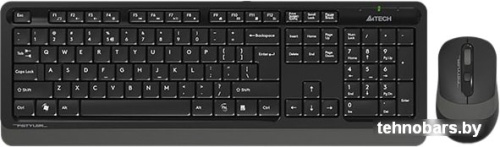 Клавиатура + мышь A4Tech Fstyler FG1010 (черный/серый) фото 3