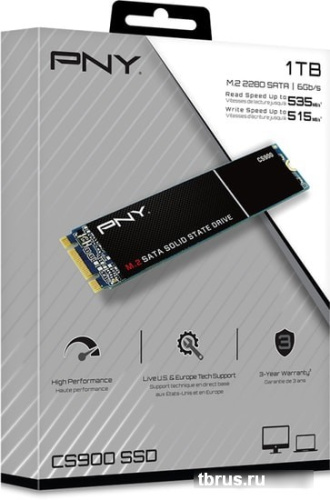 SSD PNY CS900 1TB M280CS900-1TB-RB фото 6