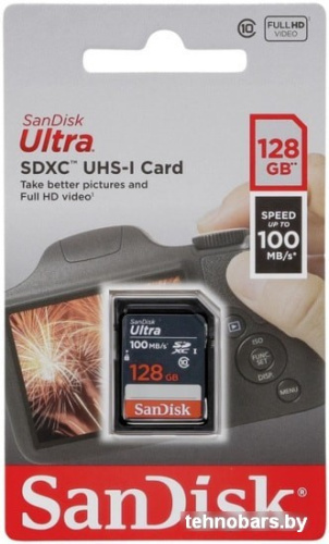 Карта памяти SanDisk Ultra SDXC SDSDUNR-128G-GN3IN 128GB фото 5